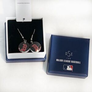Swarovski Red Sox MLB Earrings
